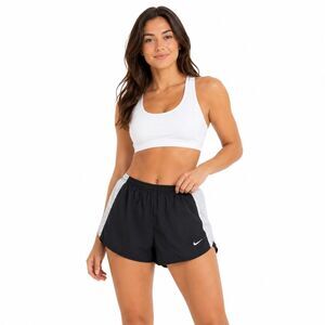 NIKE Women’s Black White Dri-FIT Tempo Running Shorts Size XL